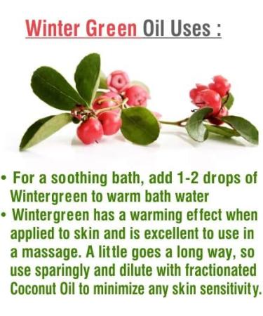 Crysalis Wintergreen (Gaultheria Procumbens) Oil |100% Pure & Natural Undiluted Essential Oil Organic Standard|for Undiluted Therapeutic Grade |Aromatherapy Oil| for All Skin Types- 30ml with Dropper - Buy Online on GoSupps.com