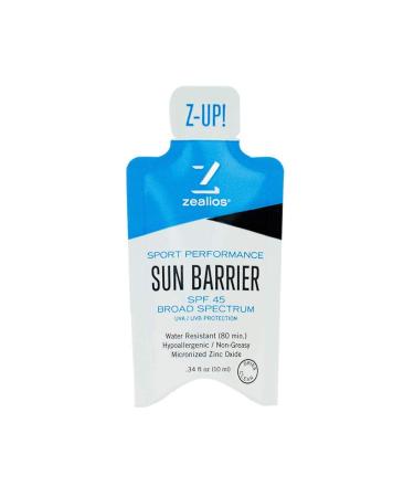 Zealios Sun Barrier SPF 45 - 10 Pack Pocket Size | Best Sun Protection for All Skin Types - Shop Now - Buy Online on GoSupps.com