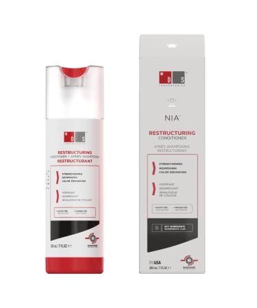 SD Laboratories NIA conditioner for damaged hair from DS Laboratories hair repairing conditioner for damaged hair repairing split ends reducing frizz hair strengthening reducing breakage 205 ml