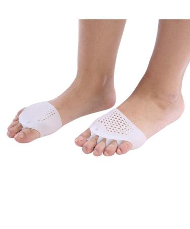 Silicone Foot Separator 1 Pair - Orthopedic Bunion Braces for Toe and Finger Alignment - Pedicure and Manicure Tool for Day and Night Use - Buy Online on GoSupps.com