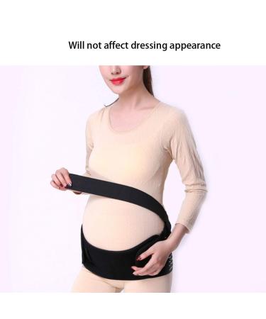 ZJchao Maternity Girdle - Breathable Belly Band & Back Support Belt - Adjustable XXL Black Mesh for Pregnant Women - Buy Online on GoSupps.com