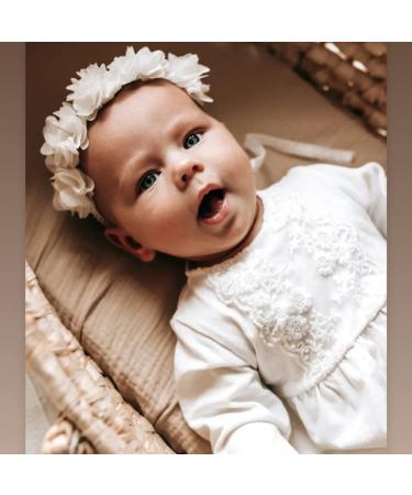 Roysmart Baby Girls Headbands - 2 Pack Flower Hair Bands | Perfect Baby Accessories for Gifts & Parties - Buy Online on GoSupps.com