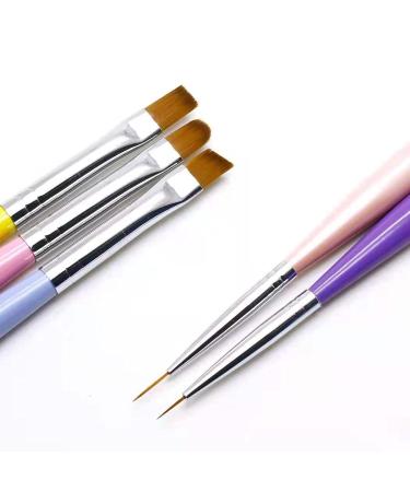 5-Piece Nail Polish Brush Set | Nail Art Design & Liner Brushes for UV Gel | International Shipping - Buy Online on GoSupps.com