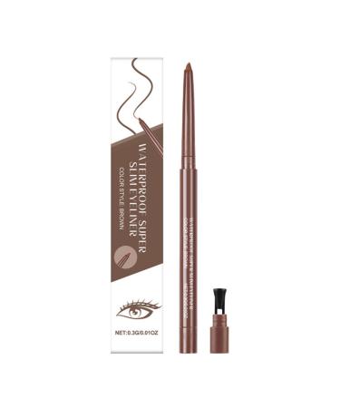 Gel Eyeliner Pens Long Lasting Gel Waterproof Makeup Pen Waterproof Eyeliner for girls daily makeup eyebrow definition home travel brown