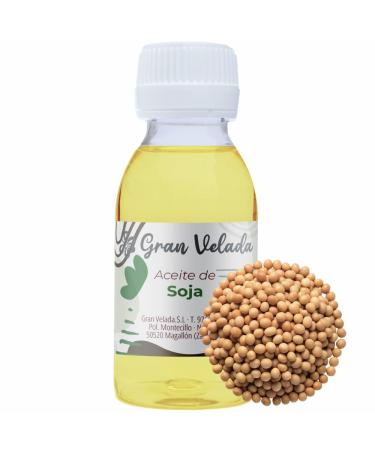 GRAN VELADA Refined Soybean Oil 5000 ml | Natural cosmetic ingredient for facial creams body oils and handmade soaps | Anti-aging and moisturizing