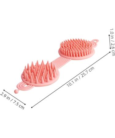 Shop Sewoart Double-Sided Shampoo Brush - Silicone Leather Scalp Massager & Hair Comb for Effective Scale Removal | International Shipping Available - Buy Online on GoSupps.com