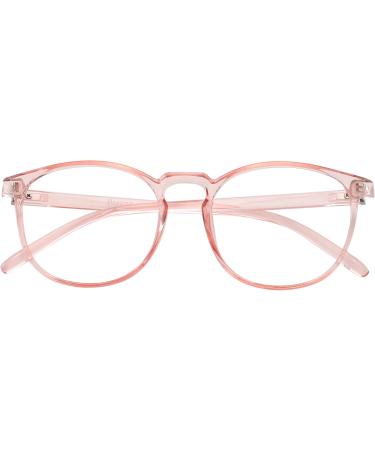 Przene Blue Light Blocking Glasses - Retro Round Computer Glasses for Women & Men - Stylish Pink Design - Buy Online on GoSupps.com