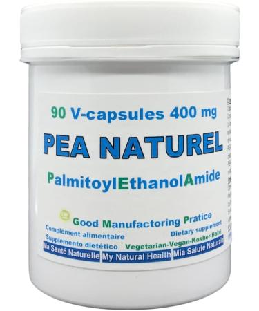 Premium Micronized Natural PEA Palmitoylethanolamide - 90 Vegetable Capsules (1 Month Dosage) Made in the EU Also Available in 30 and 270 Capsules - Buy Online on GoSupps.com