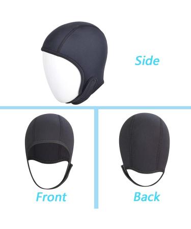 2.5mm Neoprene Dive Cap with Chin Strap | Thermal Wetsuit Hood for Water Sports - Buy Online on GoSupps.com