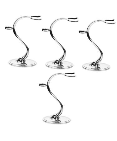 Frcolor 4 piece of shaver holder brush bracket brush brackets Razor brush Stand Shaver Holder Manual Shaving cleaning tools brush holder man organizer zinclegation