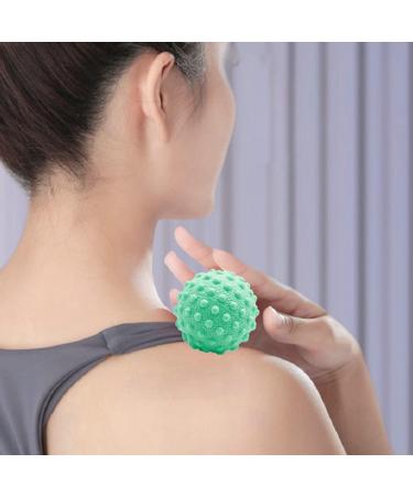 Hedgehog Massage Balls Set - 2 Piece Foot & Gymnastics Massage Balls (49mm) | Orange & Green Nopping Ball for Relaxation & Fitness - Buy Online on GoSupps.com