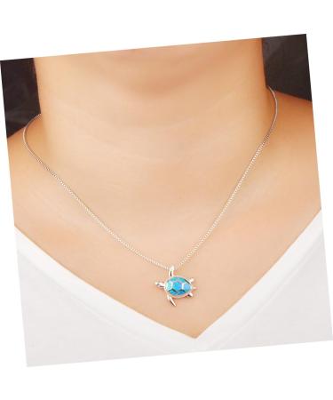 Toyvian Blue Necklace Ocean Decor The Choker Neck Chain Women Necklace Pendant Animal Miss Grace - Buy Online on GoSupps.com