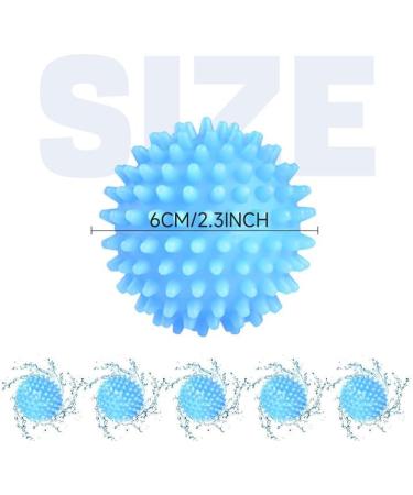 Dryer Balls 6Pcs Reusable Tumble Dryer Balls - Laundry Balls for Quick Drying - Soft Drying Balls for Tumble Dryer & Washing Machine - Buy Online on GoSupps.com
