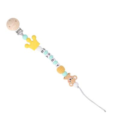 Buy Yellow Animal Baby Clip Holder Toy | Silicone Teething Toy for Babies - Perfect Birthday Gift - Buy Online on GoSupps.com