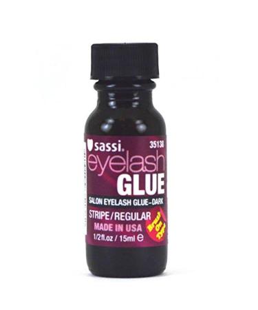 Sassi Eyelash Glue 1oz (Dark) - Strong Hold Adhesive for False Eyelashes - Buy Online on GoSupps.com