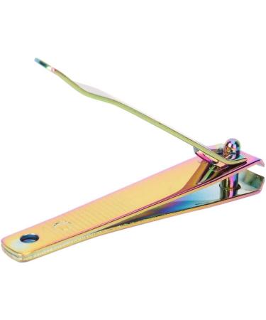 Plated Nail Clipper Carbon Steel Gradient Color Fashionable Nail Trimmer Cutter Manicure Pedicure Tool Large Nail Clipper - Buy Online on GoSupps.com