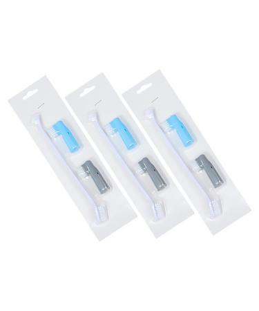 Didiseaon 3pcs Pet Toothbrush Dog Dental Nursing Supplies Cat Dental Care Dog Oral Toothbrush Toothpaste Clean
