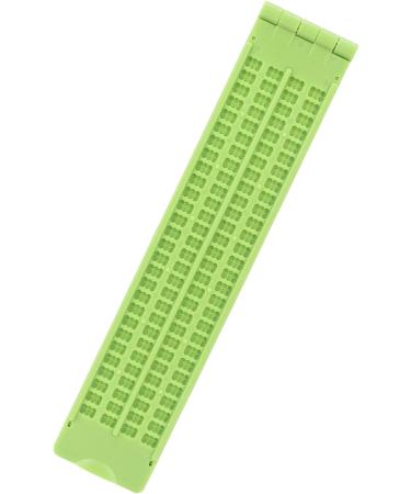 Portable Plastic Braille Writing Slate & Stylus - 28 Cells for Effortless Braille Learning | International Shipping Available - Buy Online on GoSupps.com