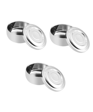 Frcolor 3st Razor Shell Razor foam shell men's shave soap for men men's soap container with lid razor soup bowl made of bamboo shaving soap shaving brush man