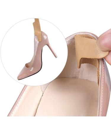 Heel Cushion Pads for Shoes - 3 Pair Set | Flexible Faux Leather Adhesive & Breathable Inserts for Comfort - Buy Online on GoSupps.com