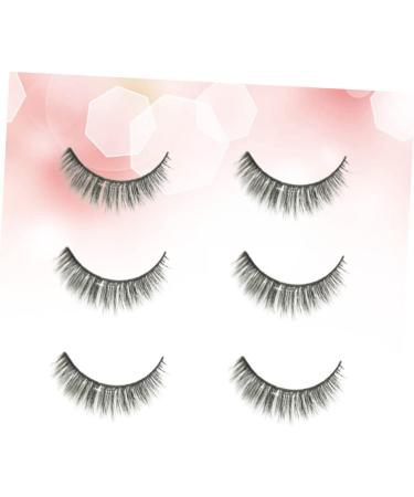 Beaupretty Natural Eyelashes 3 Pair fake eyelash false eyelash 3d eyelashes make up Dense Eyelashes - Buy Online on GoSupps.com