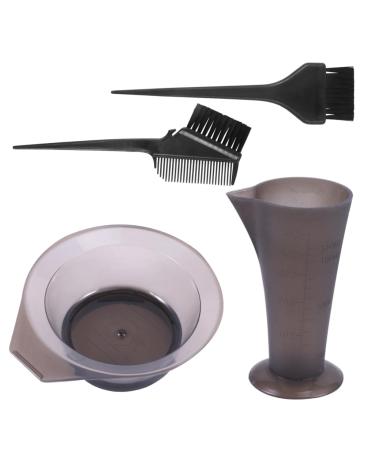 Housoutil Hair Dyeing Tools Hair Dyeing Bowl Measuring Cup Good Hair Dye Kits Professional Hair Coloring Kits Major Set Comb Brush Hair Dye Bowl