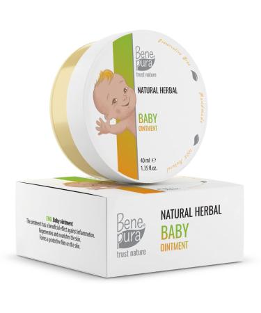 BenePura Diaper Rash Ointment 1.35 fl. Oz - Natural Baby Ointment for Diaper Rash with Calendula and Chamomile - Diaper Rash Cream for Baby - Diaper Cream  Baby Butt Cream  Baby Rash Cream