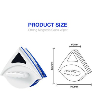 Double Side Magnetic Window Cleaner Glass Wiper Glazing Cleaning Brush Tools for High-Rise Double Car Glazed Windows Thickness 5 - Buy Online on GoSupps.com