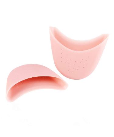 Zittop Ballet Dance Shoe Toe Pads 1Pair Soft Silicone Gel Ballet Dance Shoe Pads Silicone Toe Cap Protector with Breathable Hole