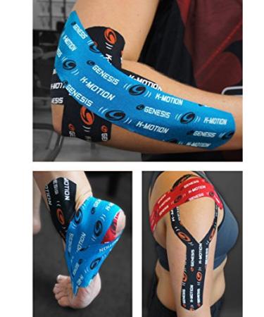 Genesis K-Motion Tape with Copper Infuzion - Black UNCUT Roll | Pain Relief and Support - Buy Online on GoSupps.com