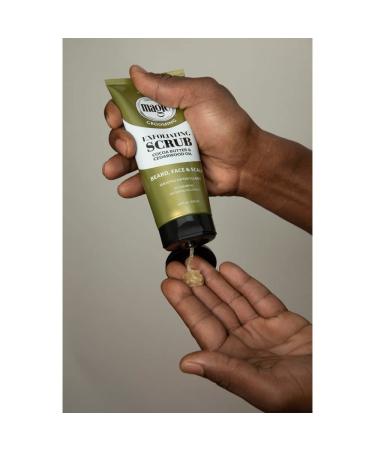 Softsheen-Carson Magic Men's Exfoliating Face Scrub - Cocoa Butter & Cedarwood Oil for Beard, Skin & Scalp - 6.8 fl oz - Buy Online on GoSupps.com