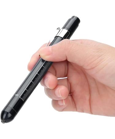 White Light Clinical Pen for Ophthalmic Examination - Nurses & Doctors Penlight for Pupil Check - Clip Design, AAA Batteries (Not Included) - Black - Buy Online on GoSupps.com