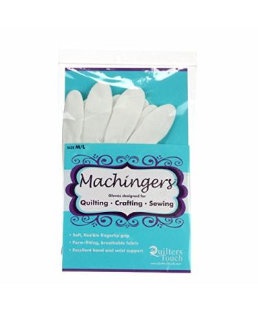 Machingers Quilting Support Gloves for Free-Motion Sewing by Quilter s Touch Medium/Large (Pack of 1) - Buy Online on GoSupps.com