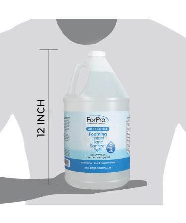ForPro Alcohol-Free Foaming Hand Sanitizer 1 Gallon Refill - Moisturizing and Fragrance-Free Formula - Buy Online on GoSupps.com