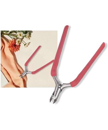 Cuticle Trimmer Manicure Peeling Scissors Stainless Steel for Fingernails Red 11x6 cm - Buy Online on GoSupps.com