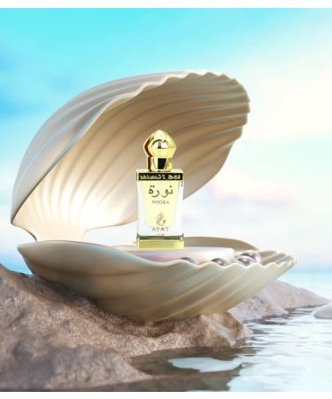 AYAT PERFUMES Perfumed Oil 12ml From Dubai | Musk Halal For Men and Women Alcohol Free | Perfume Extract/Attar For Long Lasting Scent | Arabian scent Made and Designed in Dubai (Noora) - Buy Online on GoSupps.com