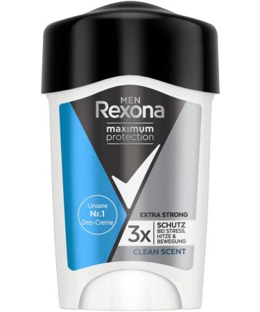 Rexona Men Maximum Protection Clean Scent Antiperspirant Deodorant with 48 Hour Protection Against Excessive Sweating and Body Odor 45ml 6 Pack - Buy Online on GoSupps.com