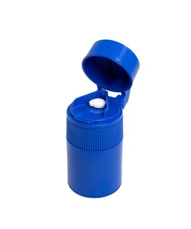 EZY DOSE Pet Pill Crusher and Cutter for Dogs Daily Usage Safely Cuts and Crushes Pills Vitamins and Tablets Accurate and Easy Cutting Great for Hiding Medication in Treats Blue BPA Free Crusher Blue