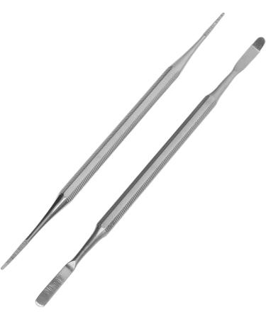 Verdant Touch Ingrown Toenail File Lifterwith File Ingrown Toenail Tool and File Cleaner Double Ended Stainless Steel Pedicure Nail Care Tool - Buy Online on GoSupps.com