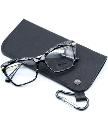 Women's Cat Eye Reading Glasses | Fashion Crystal Eyewear Frame (Black 2.0) - International Shipping Available - Buy Online on GoSupps.com