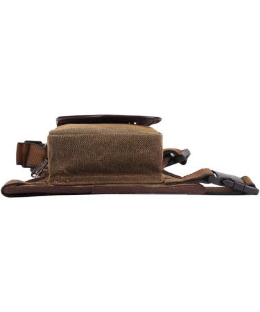 Hebetag Canvas Drop Leg Bag- Outdoor Tactical Waist Pack #03Brown - Buy Online on GoSupps.com