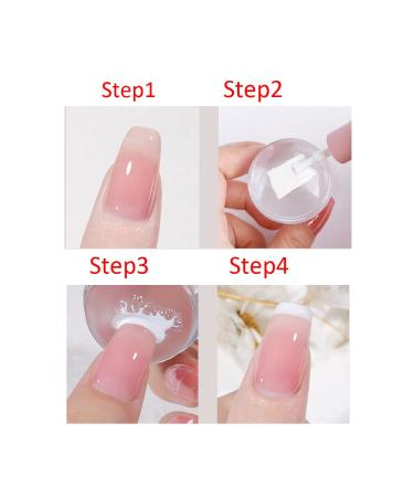 French Nail Stamper Set - Silicone Jelly Design with Scrapers | DIY Manicure Nails for Women & Girls | Christmas Gift - Buy Online on GoSupps.com