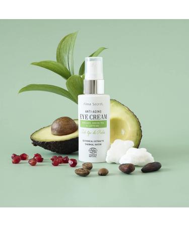 Alma Secret Anti-Aging Eye Contour - ECOCERT Natural Green Tea & Aqua 30 ML | International Shipping - Buy Online on GoSupps.com
