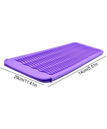 dijiusidy Heat Resistant Mat Silicone Travel Easy Storage Good Elasticity Skid-proof Design Curling Iron for Cover Hair Styling Tools No.4 - Buy Online on GoSupps.com