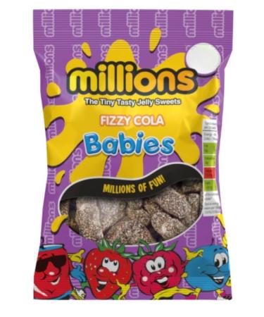Millions Fizzy Cola Babies 120g Bags Delicious Special For Easter Tasty And Twisty Treat Gift Hamper Christmas Birthday Easter Gift Sold By Kidzbuzz (12)