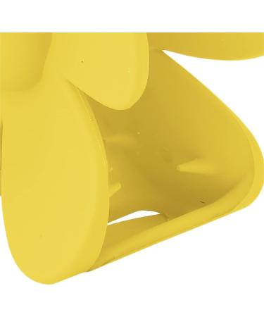 Cute Flower Claw Clip Colorful Flower Hair Clips Flower Pattern for Daughters for Hair Accessories(Light yellow) - Buy Online on GoSupps.com