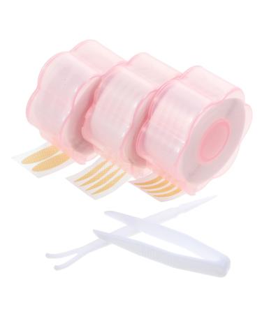 Beavorty Adhesive Eye Lift Tape 3 Rolls Lace Double Eyelid Sticker Web Text Quincunx Eyelid Lift Strips Adhesive Eye Lifter Tape 1 count (Pack of 1) As Shown