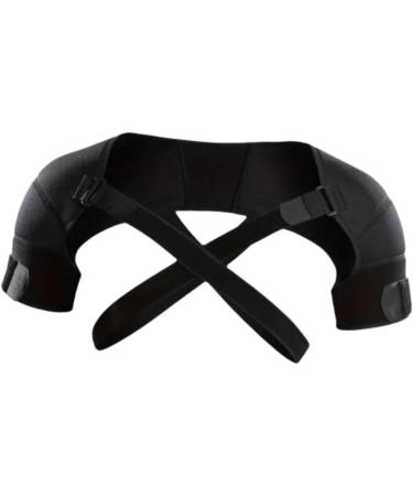 harayaa Shoulder Wrap Protector Shoulder Support Adjustable Shoulder Stability Brace Double Shoulder Brace for Basketball Climbing - Buy Online on GoSupps.com