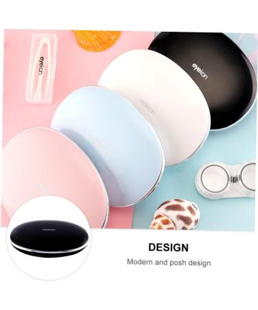 Solustre 2er Box: Portable Contact Lens Container & Decorative Travel Case - Ideal for Travel & Daily Use - Buy Online on GoSupps.com