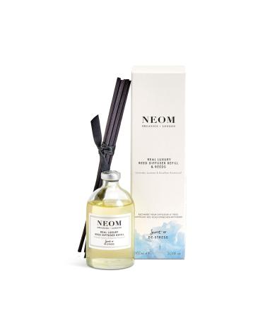 NEOM- Real Luxury Reed Diffuser Refill 100ml | Lavender Jasmine & Rosewood | Scent to De Stress